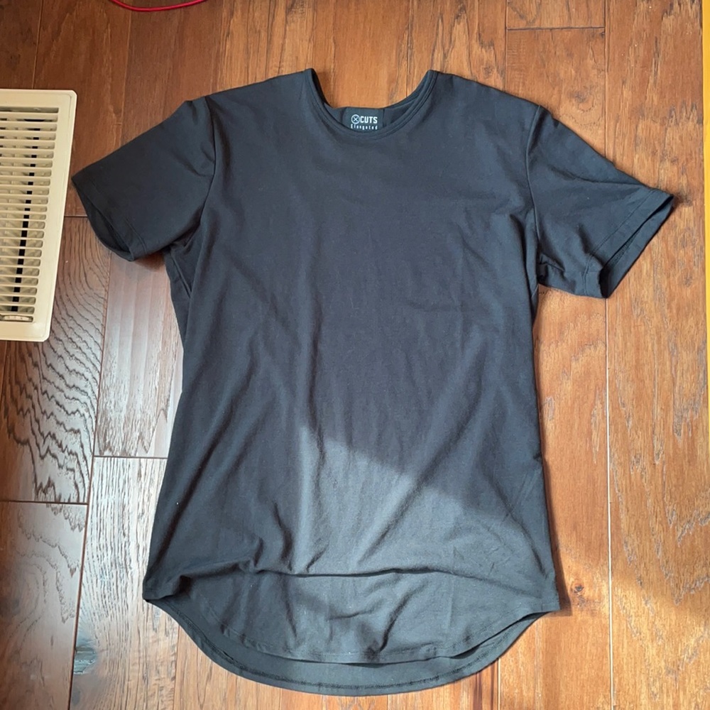 Cuts Clothing - Elongated Black Shirt